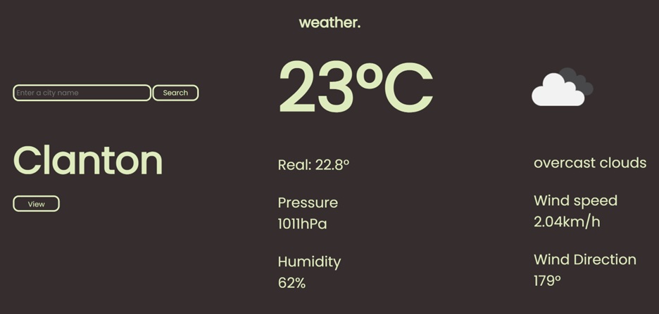 Weather Application